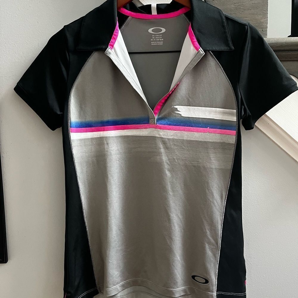 Oakley Ladies The Wedge Polo Shirt sz S